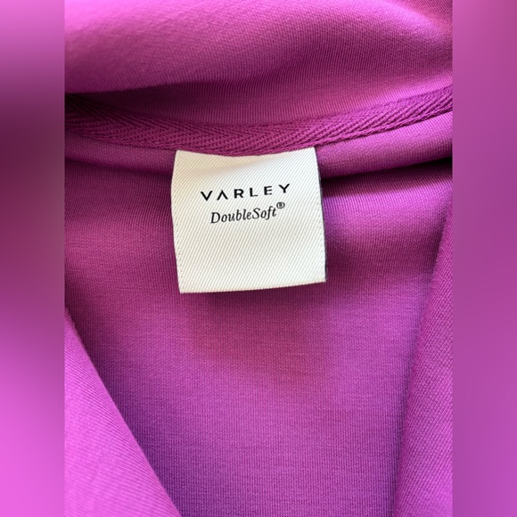 Varley Like New Magnolia Half Zip Double Soft Tank in Striking Purple XXS - Picture 3 of 6